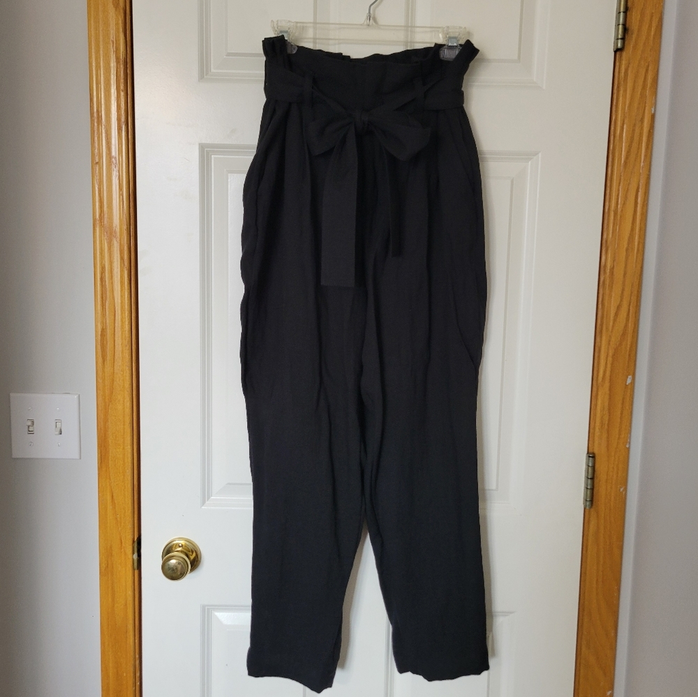 High Waisted Black Pants